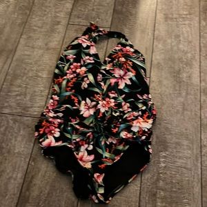 Carmen Marc Valvo halter one piece